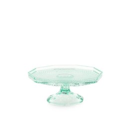 Emò Italia Alzata piana piccola Eterea verde in vetro