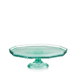 Emò Italia Alzata piana grande Eterea verde in vetro