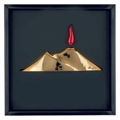 Quadro I Vulcanici Bongelli Preziosi con Vesuvio e Corno...