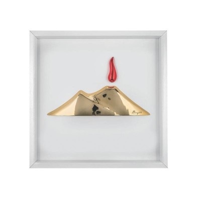Quadro I Vulcanici 33x33 Bongelli Preziosi in Legno e...