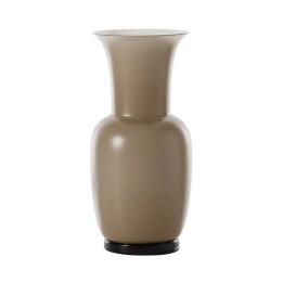 Venini Vaso Opalino sabbiato moka alto 36 cm