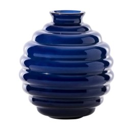 Venini Vaso Deco zaffiro alto 18 cm
