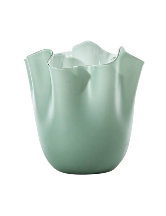 Vaso Fazzoletto Venini – Verde Rio