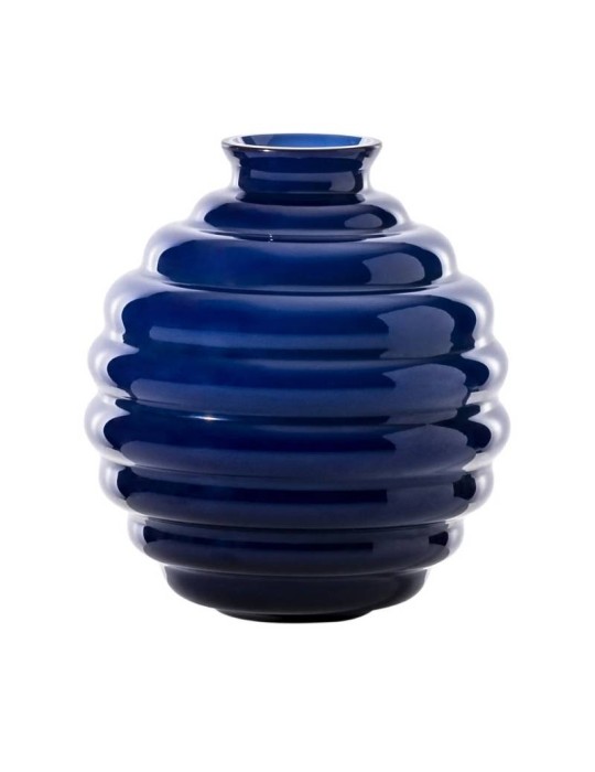 VASO DECO VENINI ZAFFIRO Ø23 H24,5 – Vetro di Murano