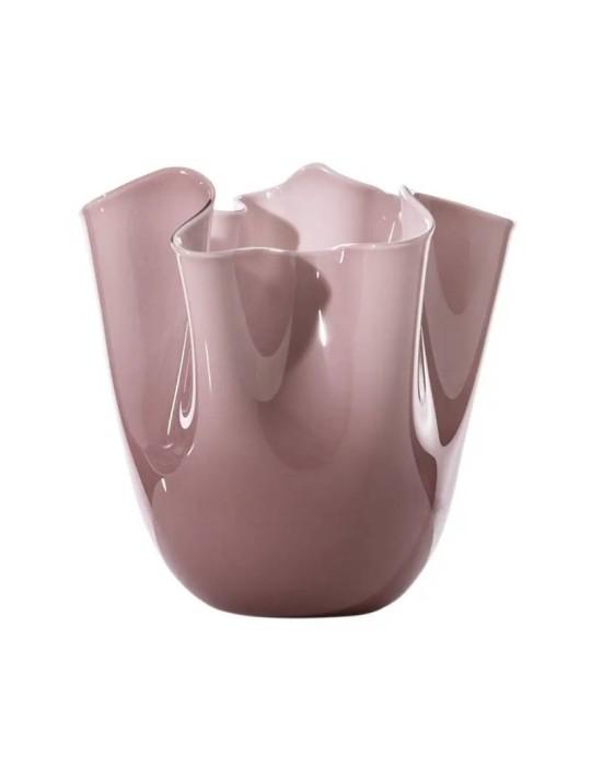 VASO FAZZOLETTO VENINI AMETISTA Ø20 H24 – Vetro di Murano