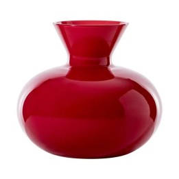 Venini Vaso Idria rosso alto 27 cm