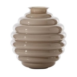 Venini Vaso Deco moka alto 18 cm