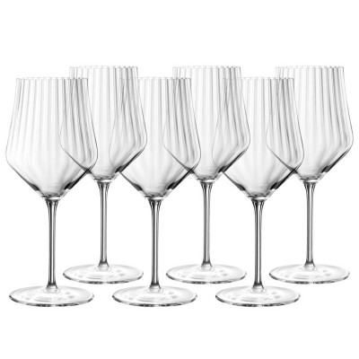 Set 6 Calici Aperitivo Spritz e Vino Rosso in Cristallo...
