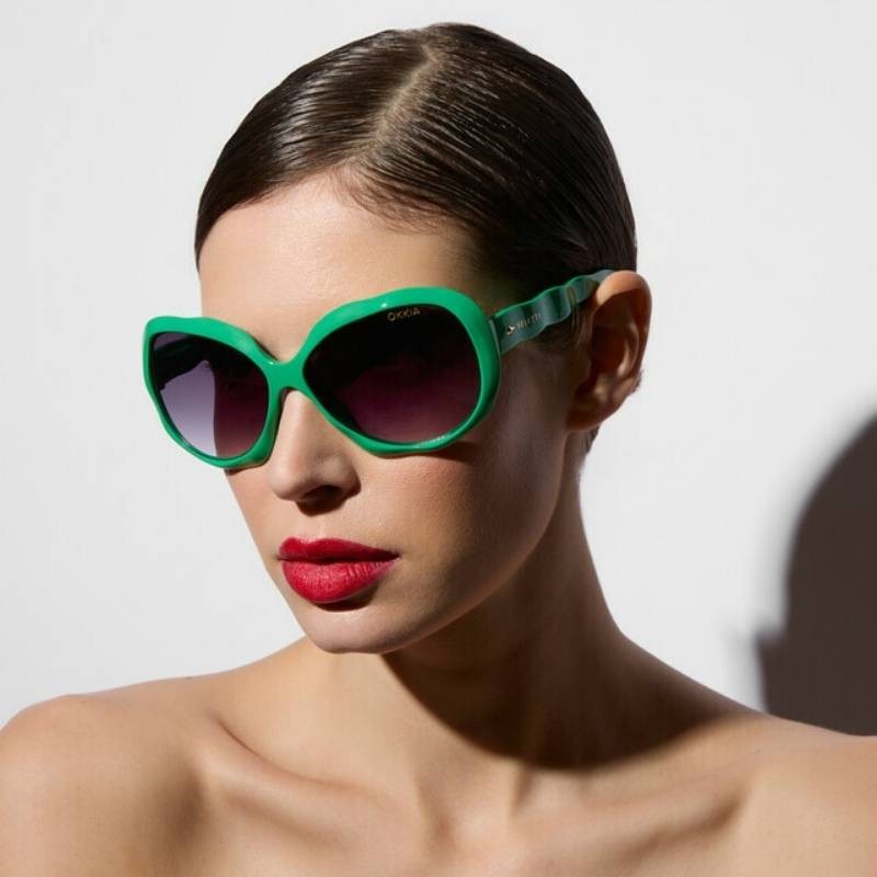 Occhiali da Sole California Green Okkia –...