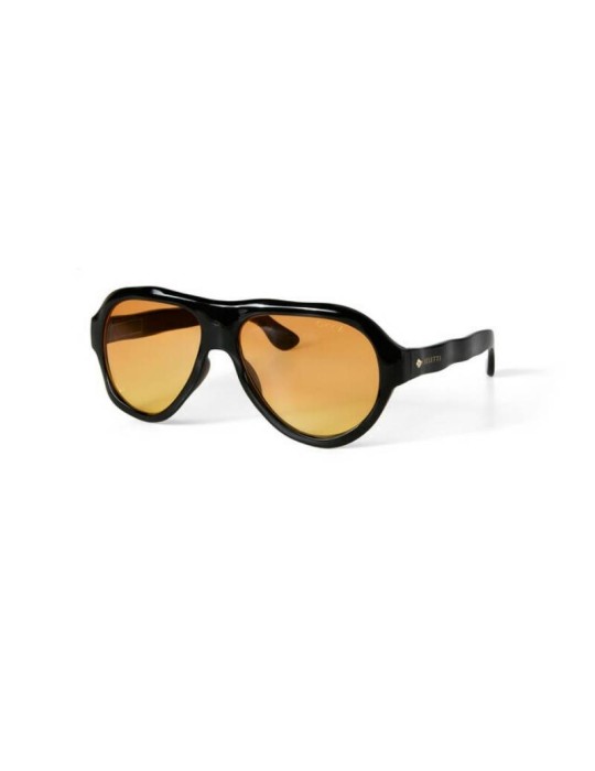Occhiali da Sole Florida Nero con Lenti Gialle Okkia – Collezione SELETTI X OKKIA