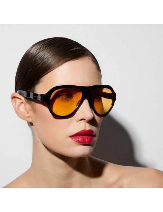 Occhiali da Sole Florida Nero con Lenti Gialle...