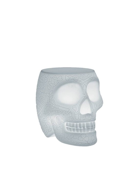 Lampada e Sgabello Mexico Qeeboo con LED RGB – Design Iconico Ricaricabile