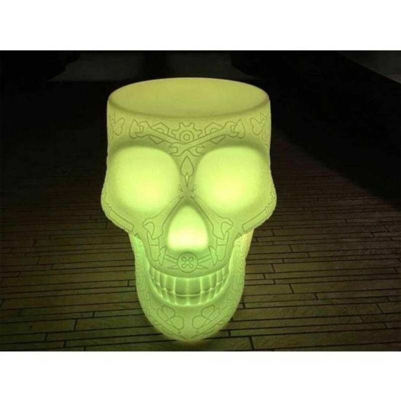 Lampada e Sgabello Mexico Qeeboo con LED RGB –...