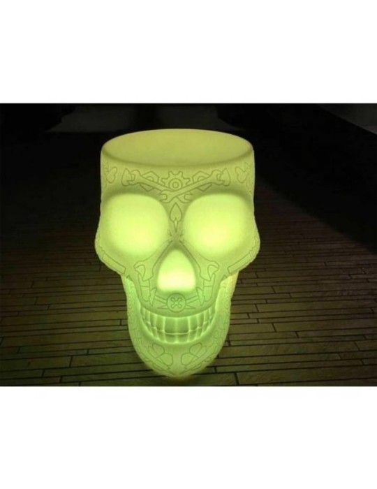 Lampada e Sgabello Mexico Qeeboo con LED RGB –...