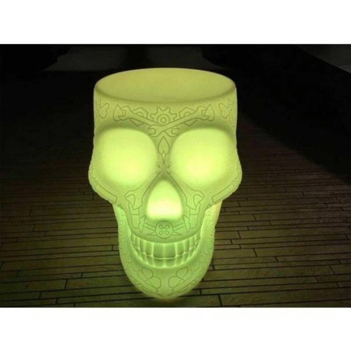 Qeeboo Lampada sgabello Mexico LED RGB ricaricabile