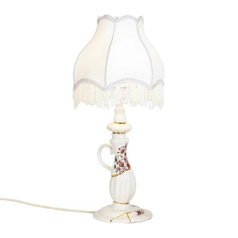 Kintsugi – Lampada Abat-jour Dimmerabile in Porcellana e Oro by Seletti