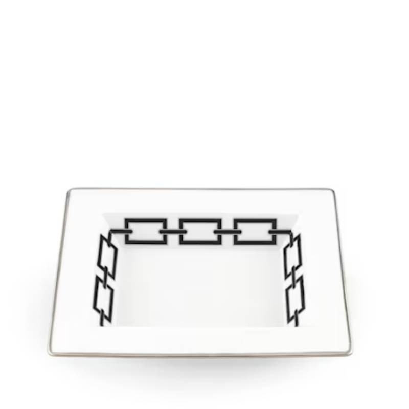 Svuotatasche Rettangolare Nero Catene in...