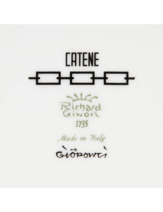 Svuotatasche Rettangolare Nero Catene in...