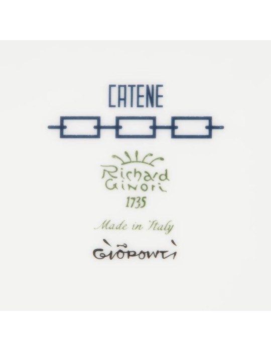 Piatto da Portata Ovale Zaffiro Catene in...