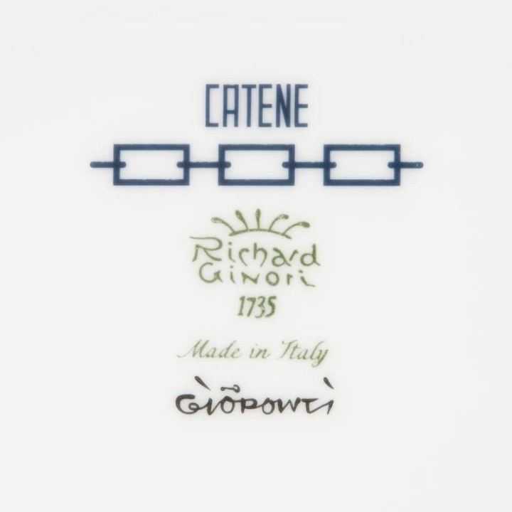 Ginori 1735 Piatto da portata Catene zaffiro