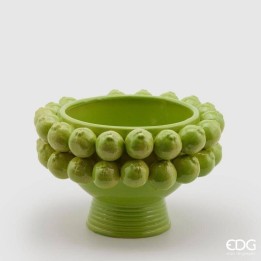 EDG Enzo De Gasperi Vaso Chakra coppa Limoni verde Ø 35 cm