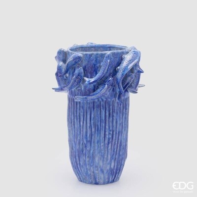 Vaso Chakra Carpa Koi EDG Blu – Vaso Scenografico in...
