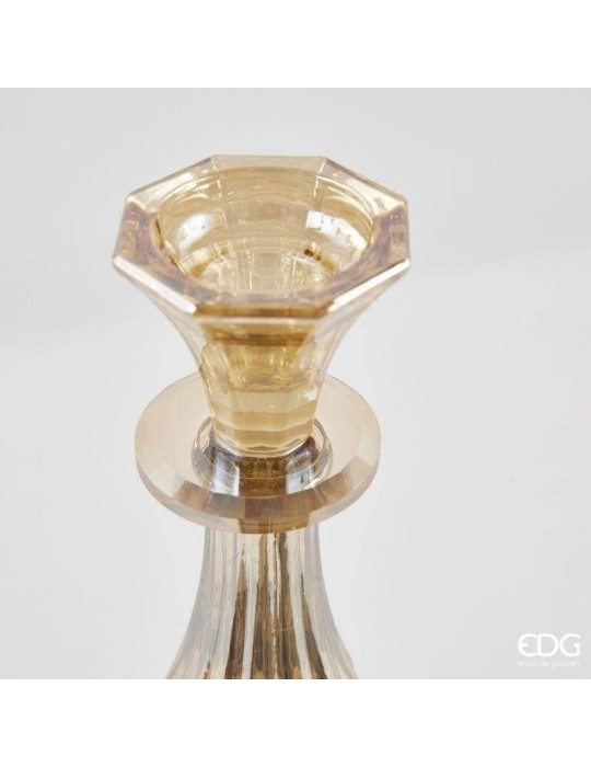 Candeliere Sinuoso in Cristallo EDG Ambra H31...