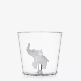 Ichendorf Milano Tumbler Savannah con elefante bianco