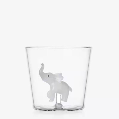 Tumbler Elefante Bianco Savannah Ichendorf in Vetro...