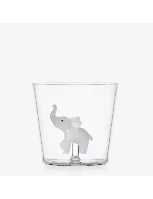 Tumbler Elefante Bianco Savannah Ichendorf in Vetro Borosilicato