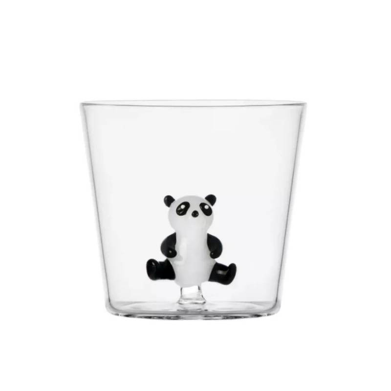 Tumbler Panda Savannah Ichendorf in Vetro Soffiato