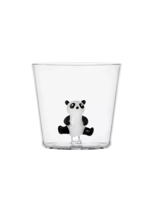 Tumbler Panda Savannah Ichendorf in Vetro Soffiato