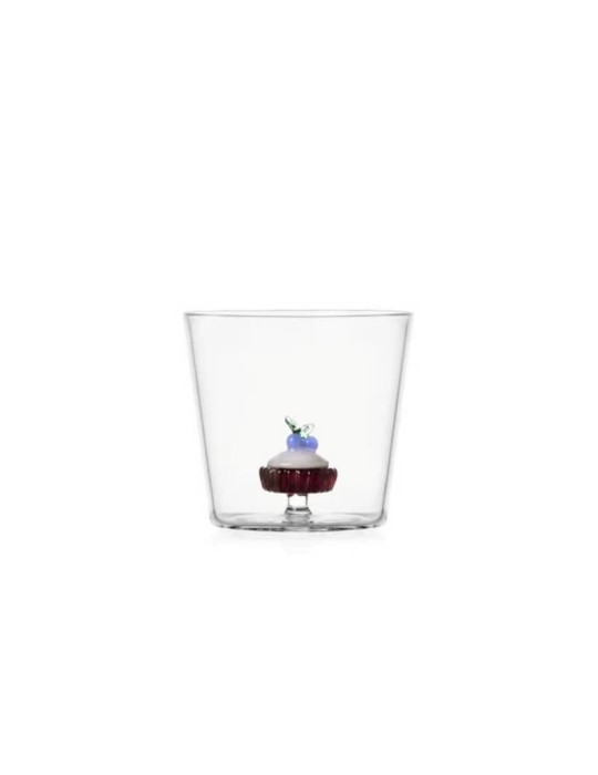 Tumbler Torta ai Mirtilli Ichendorf Pâtisserie in Vetro Borosilicato
