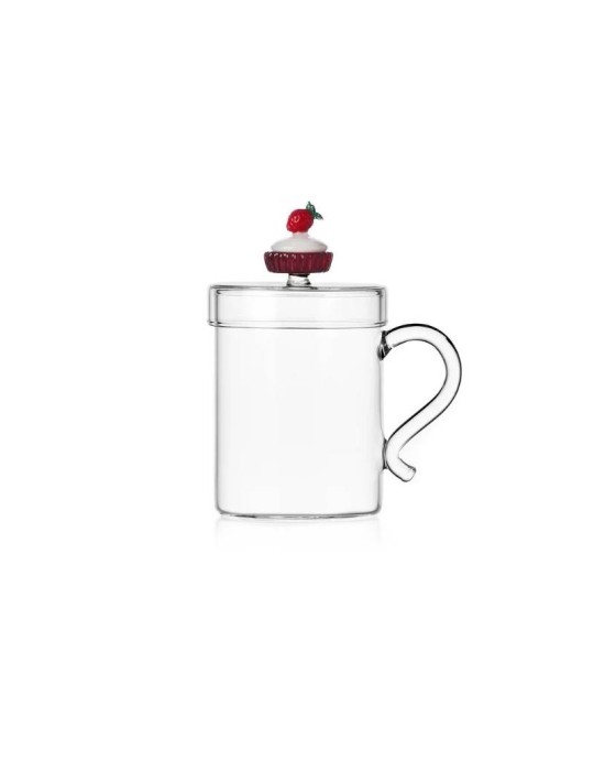Tisaniera Torta alla Fragola Ichendorf Pâtisserie in Vetro Borosilicato