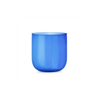 Base Vaso Grande Azzurra Fio Ichendorf in Vetro Borosilicato