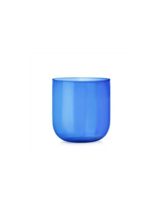 Base Vaso Grande Azzurra Fio Ichendorf in Vetro Borosilicato