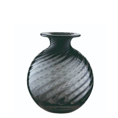 Vaso Elios Onlylux Grigio H15 cm in Vetro Soffiato
