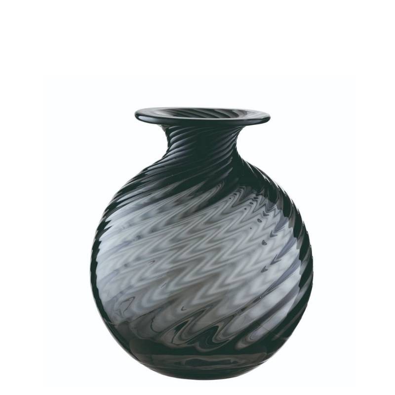 Vaso Elios Onlylux Grigio H15 cm in Vetro Soffiato