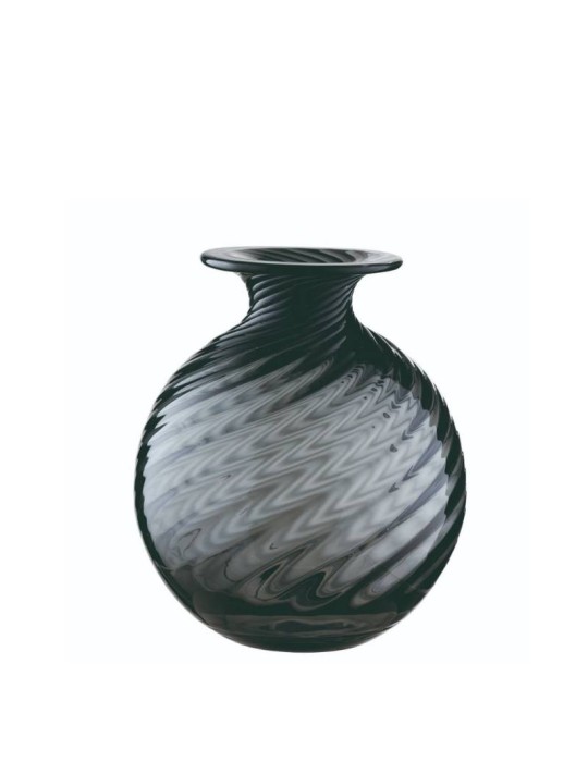 Vaso Elios Onlylux Grigio H15 cm in Vetro Soffiato