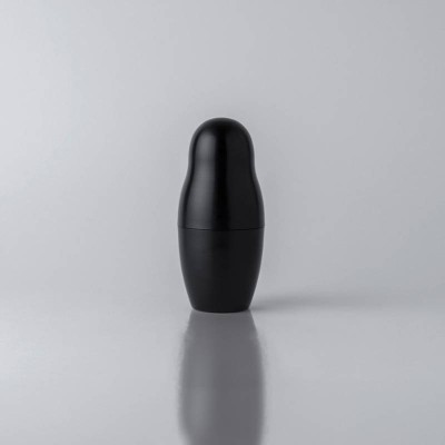 Matrioska Black Shaker KnIndustrie in Alluminio...