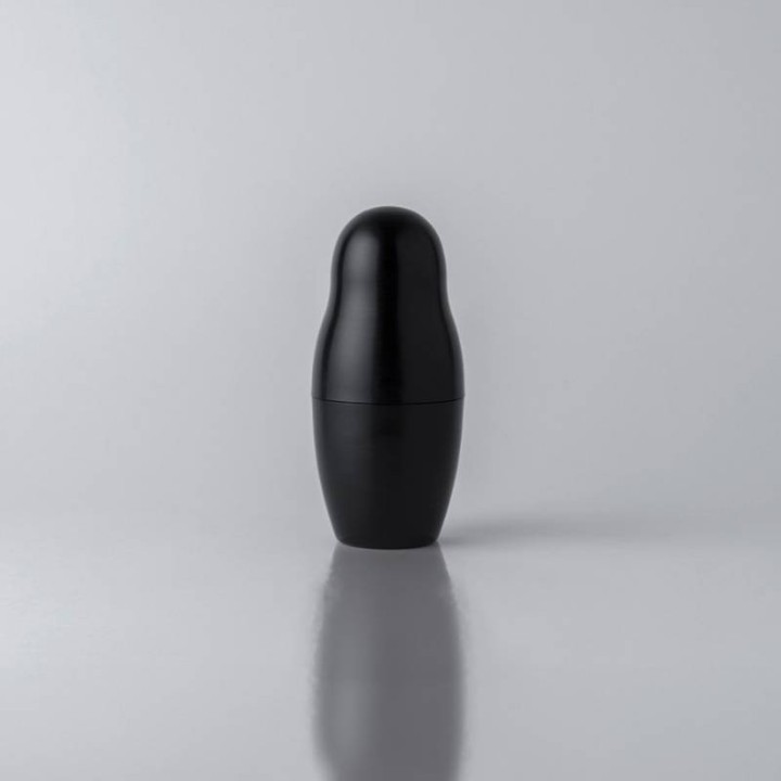 KnIndustrie Shaker Matrioska Black