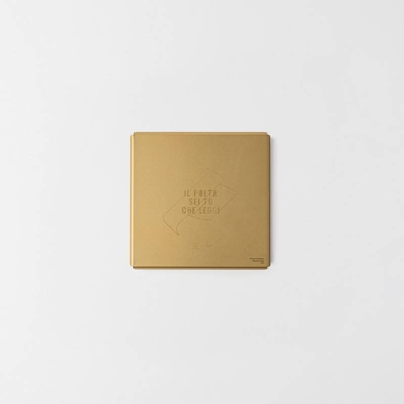 Storm Champagne Vassoio 20x20 cm KnIndustrie in...