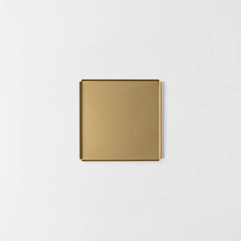 Storm Champagne Vassoio 20x20 cm KnIndustrie in...