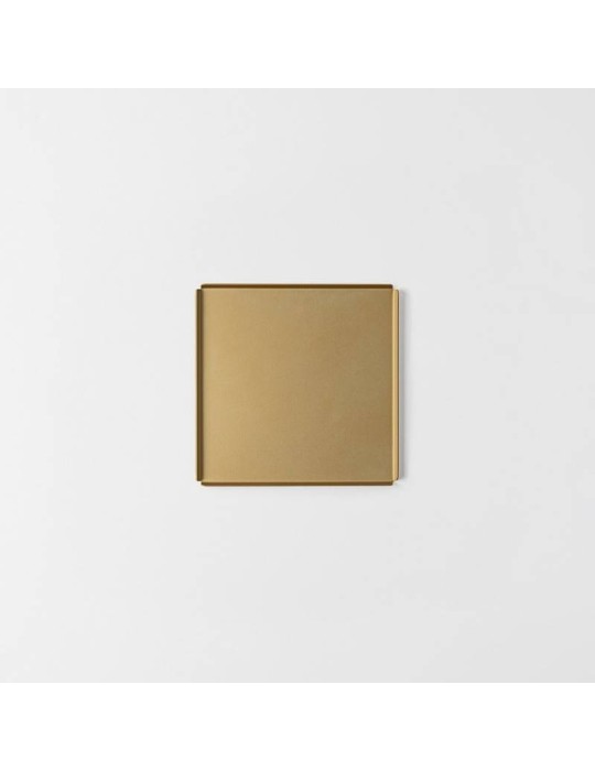 Storm Champagne Vassoio 20x20 cm KnIndustrie in...