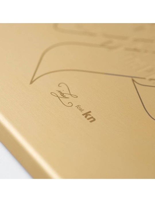 Storm Champagne Vassoio 40x20 cm KnIndustrie in...