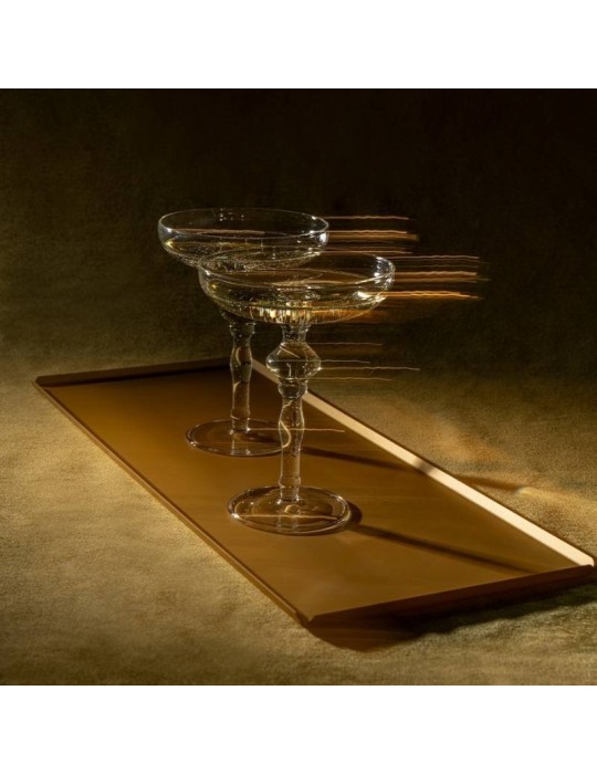Storm Champagne – Vassoio 50x20 cm in Alluminio...