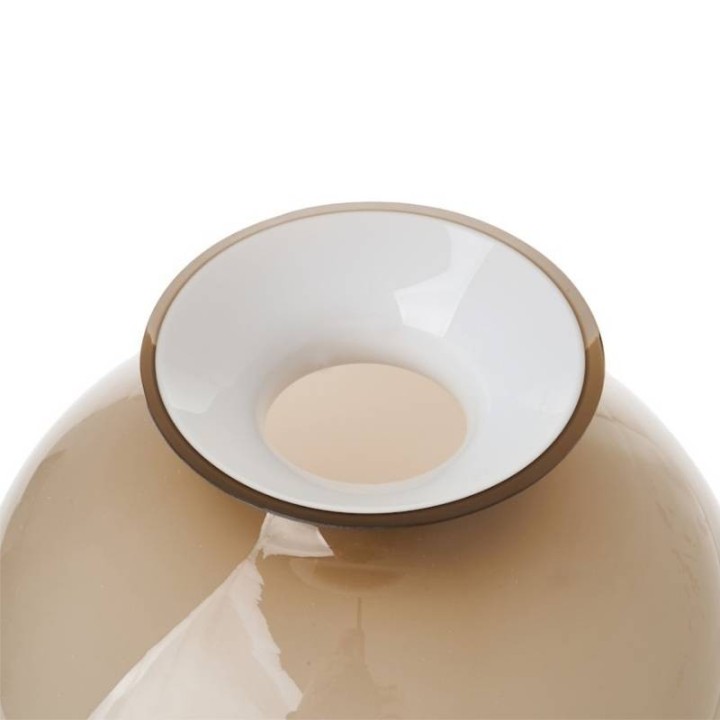 Onlylux Lampada Aurora in vetro fumé alta 57 cm