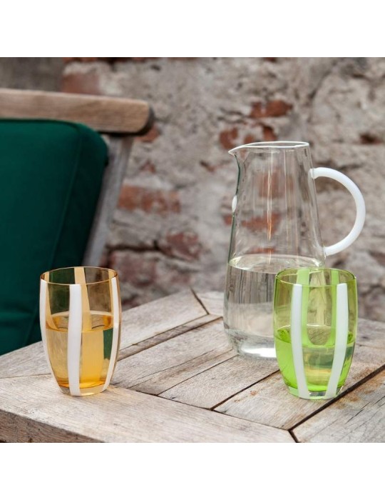 Set 6 Tumbler Gessato Ambra Zafferano – Design...