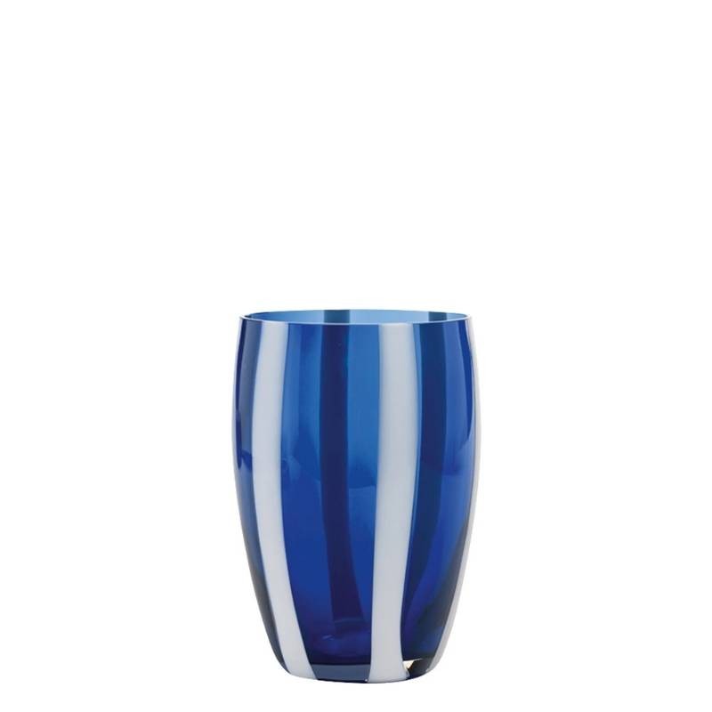 Set 6 Tumbler Gessato Blu Zafferano – Design Federico de Majo