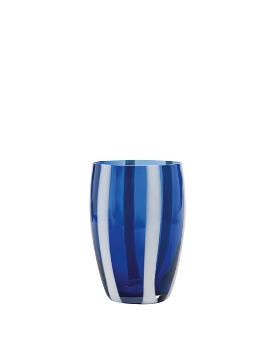 Set 6 Tumbler Gessato Blu Zafferano – Design Federico de Majo